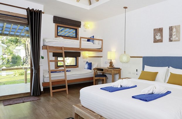 Lanta Casa Blanca - Wohnbeispiel Family Deluxe Villa (Zimmercodierung VI2)