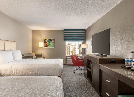 Hampton Inn Tropicana - Wohnbeispiel 2 Queen Beds (Zimmercodierung UG4)