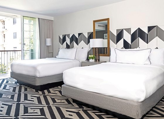 Chamberlain West Hollywood - Wohnbeispiel Premier Two Queen Suite (Zimmercodierung WB2)