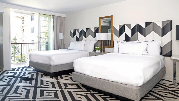 Chamberlain West Hollywood - Wohnbeispiel Premier Two Queen Suite (Zimmercodierung WB2)