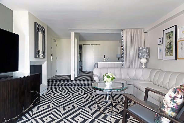 Chamberlain West Hollywood - Wohnbeispiel Premier King Suite (Zimmercodierung WB3)