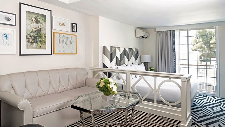 Chamberlain West Hollywood - Wohnbeispiel Deluxe Suite (Zimmercodierung WB1)