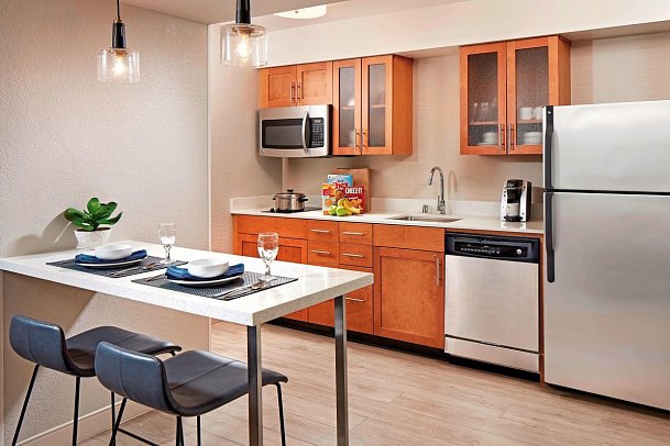 Residence Inn Los Angeles LAX/Manhattan Beach - Wohnbeispiel Studio Suite 2 Queen (Zimmercodierung SB2)