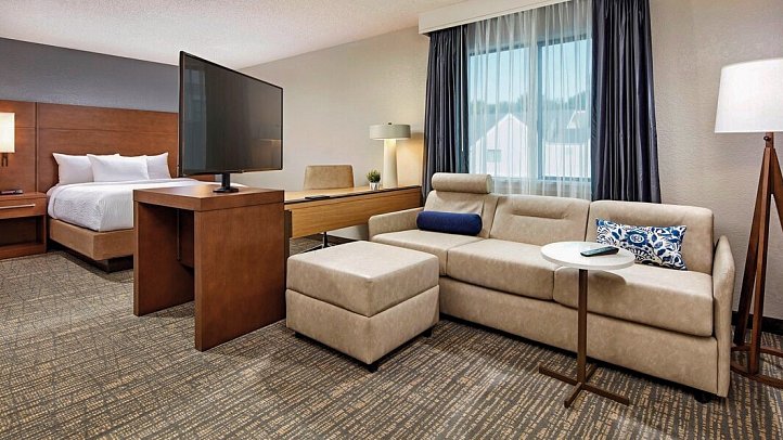 Residence Inn Los Angeles LAX/Manhattan Beach - Wohnbeispiel Studio Suite 1 Queen (Zimmercodierung SB1)