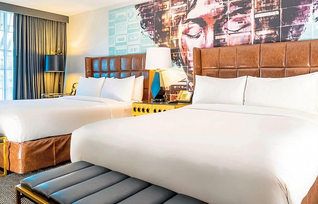 The Montrose at Beverly Hills - Wohnbeispiel Signature Suite 2 Queen Beds (Zimmercodierung WO2)