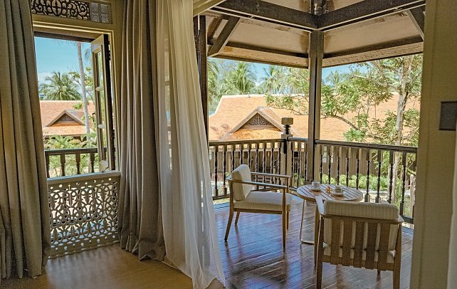 Pelangi Beach Resort & Spa - Wohnbeispiel Garden Terrace (Zimmercodierungen UBG & FBG)