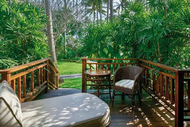 Sheraton Senggigi Beach Resort - Beispiel Terrasse Superior (Zimmercodierung US1)