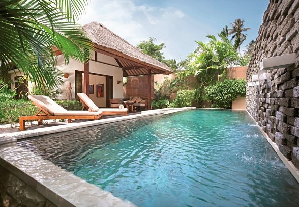 Qunci Villas Hotel - Wohnbeispiel One Bedroom Pool Room (Zimmercodierung UBR)