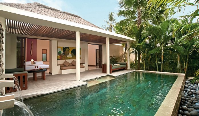 Qunci Villas Hotel - Wohnbeispiel Two Bedroom Pool Room (Zimmercodierung UB2)