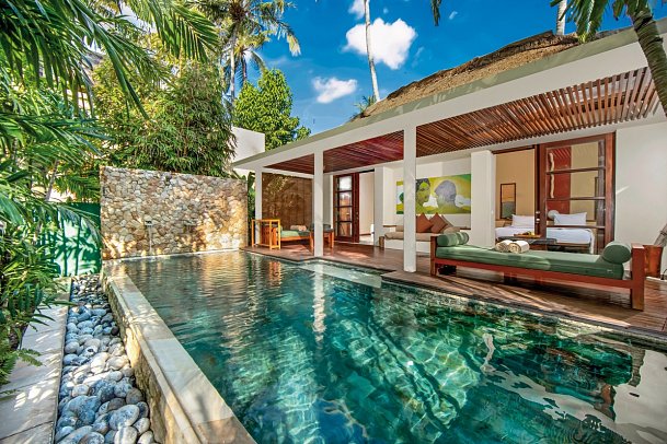 Qunci Villas Hotel - Wohnbeispiel Two Bedroom Pool Room (Zimmercodierung UB2)