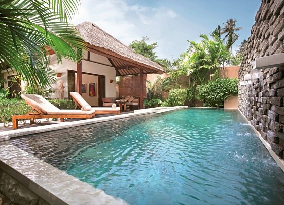 Qunci Villas Hotel - Wohnbeispiel One Bedroom Pool Room (Zimmercodierung UBR)