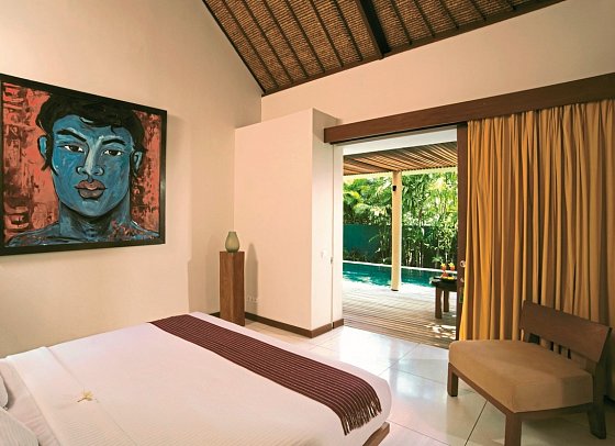 Qunci Villas Hotel - Wohnbeispiel Two Bedroom Pool Room (Zimmercodierung UB2)