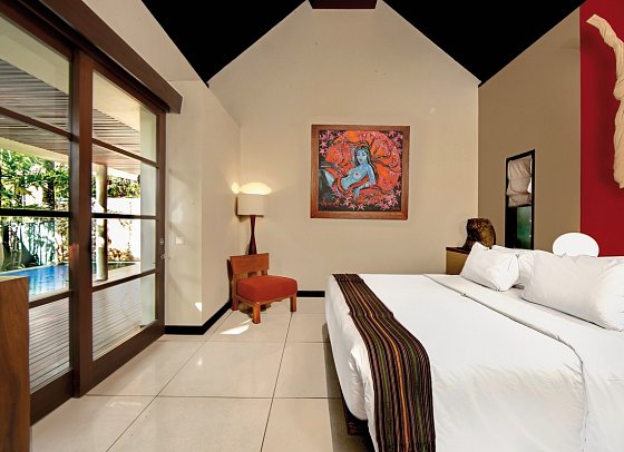 Qunci Villas Hotel - Wohnbeispiel Two Bedroom Pool Room (Zimmercodierung UB2)