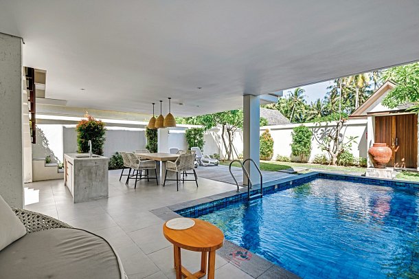The Kayana Beach Lombok - Beispiel Außenbereich Duplex Villa (Zimmercodierung VX1)