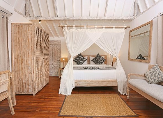Gili Eco Villas - Wohnbeispiel 1 Bedroom Bungalow (Zimmercodierung BB1)
