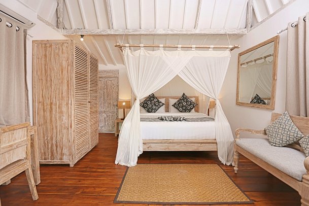 Gili Eco Villas - Wohnbeispiel 1 Bedroom Bungalow (Zimmercodierung BB1)
