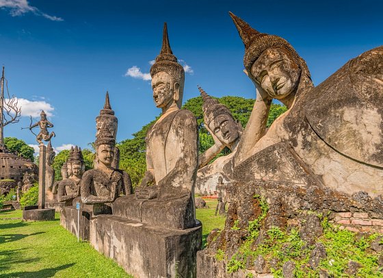 Höhepunkte in Laos und Kambodscha (Privatreise) - Buddha Park bei Vientiane