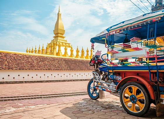 Höhepunkte in Laos und Kambodscha (Privatreise) - Wat That Luang in Vientiane