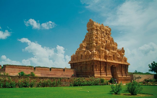 Südindien zum Kennenlernen - Tanjore, Brihadeswara Tempel