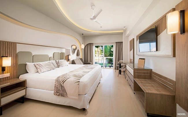 RIU Palace Aquarelle - Wohnbeispiel Junior Suite Partial Sea View (Zimmercodierung J1M)