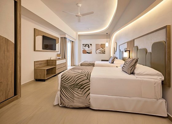 RIU Palace Aquarelle - Wohnbeispiel Two Bedroom Sea Side Family Room (Zimmercodierung OB1)