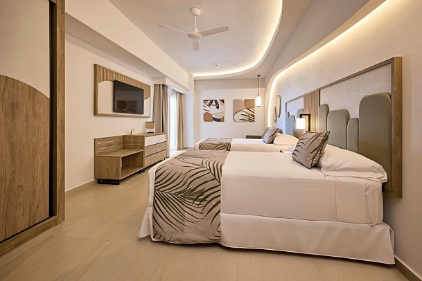 RIU Palace Aquarelle - Wohnbeispiel Two Bedroom Sea Side Family Room (Zimmercodierung OB1)