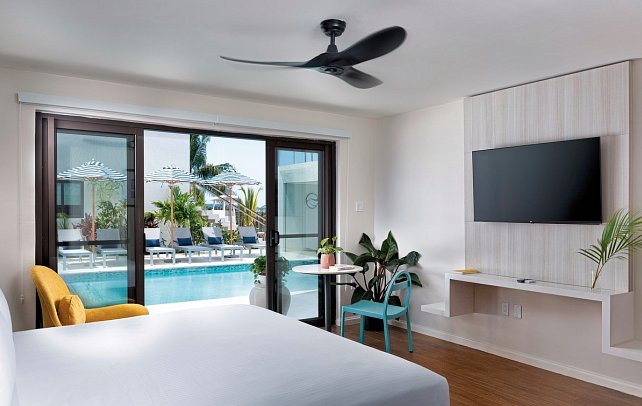 Negril FootePrints Hotel - Wohnbeispiel Pool Walkout King Suite (Zimmercodierung W2P)