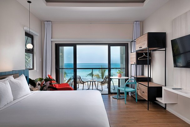 Negril FootePrints Hotel - Wohnbeispiel Ocean Front King Suite (Zimmercodierung W9O)