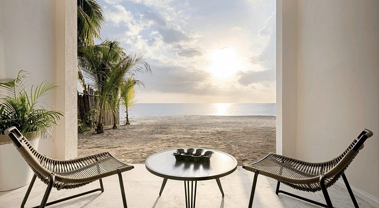 Negril FootePrints Hotel - Wohnbeispiel Ocean Front Suite (Zimmercodierungen W7O & W9O)