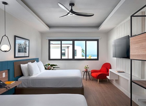 Negril FootePrints Hotel - Wohnbeispiel Ocean View Suite Double (Zimmercodierung W2M)