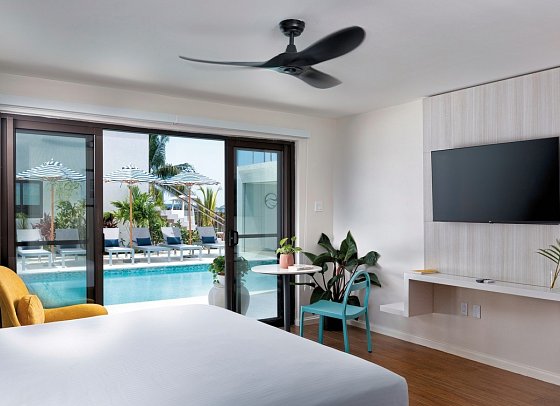 Negril FootePrints Hotel - Wohnbeispiel Pool Walkout King Suite (Zimmercodierung W2P)