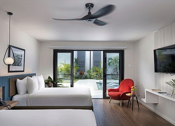 Negril FootePrints Hotel - Wohnbeispiel Pool Walkout Double Suite (Zimmercodierung W1P)