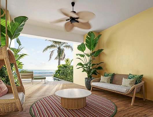 JOIA Rose Hall by Iberostar - Wohnbeispiel Ocean Front Swim Out Butler Service Suite (Zimmercodierung W1Q)
