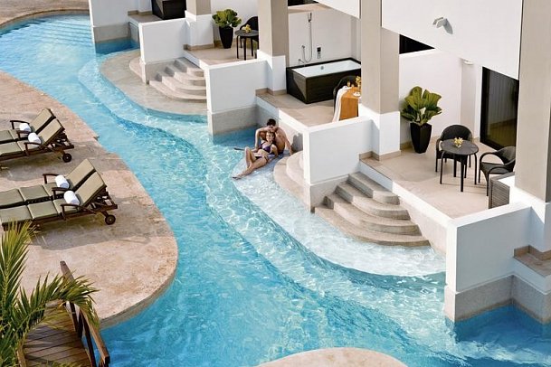 Secrets Wild Orchid Montego Bay - Wohnbeispiel Preferred Club Juniorsuite Ocean View Swim Out (Zimmercodierung J2M)