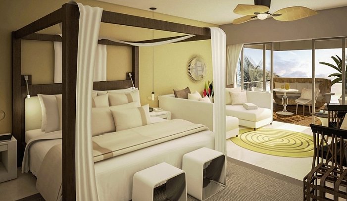 Zoëtry Montego Bay Jamaica - Wohnbeispiel Junior Suite Ocean View (Zimmercodierung J1M)