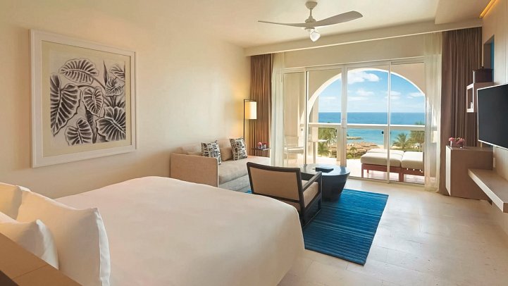 Hyatt Zilara Rose Hall - Wohnbeispiel Juniorsuite Oceanfront King (Zimmercodierung J9O)