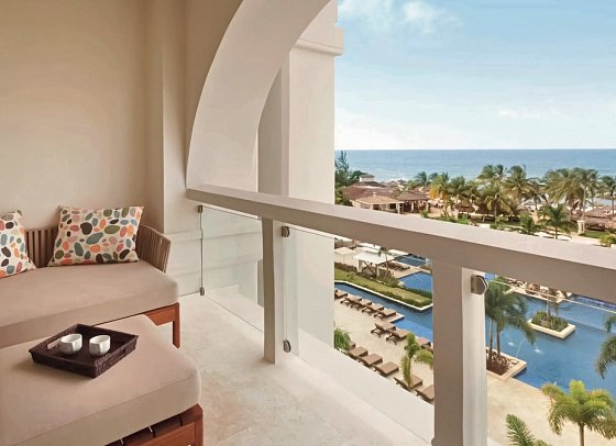 Hyatt Zilara Rose Hall - Wohnbeispiel Juniorsuite Oceanfront King (Zimmercodierung J9O)