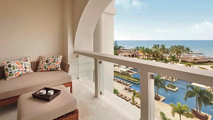 Hyatt Zilara Rose Hall - Wohnbeispiel Juniorsuite Oceanfront King (Zimmercodierung J9O)