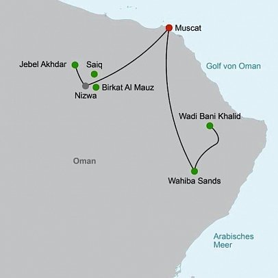 Highlights um Muscat