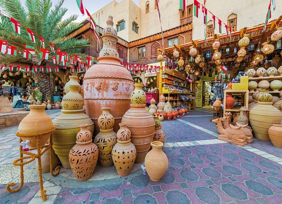 Die Weihrauchstraße - Der Duft des Orients - Marktstand in Nizwa