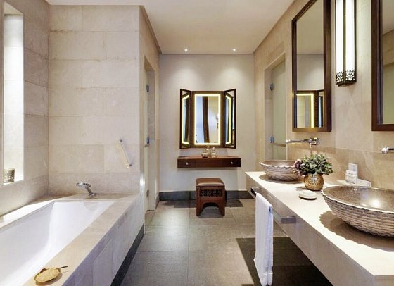 Anantara Al Jabal Al Akhdar Resort - Bsp. Bad Premier Canyon View (Zimmercodierung UMB)