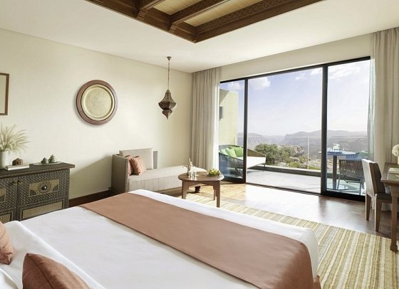 Anantara Al Jabal Al Akhdar Resort - Wohnbeispiel Deluxe Canyon View (Zimmercodierung UDB)