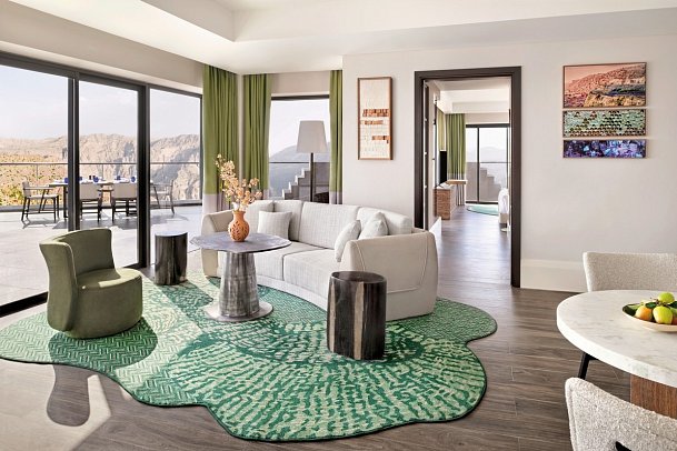 Indigo Jabal Akhdar Resort & Spa - Wohnbeispiel Jabal Akhdar Two Bedroom Canyon View Pool Villa (Zimmercodierung W2R)