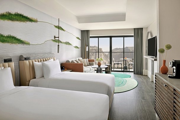 Indigo Jabal Akhdar Resort & Spa - Wohnbeispiel Twin Mountain View (Zimmercodierung UG2)