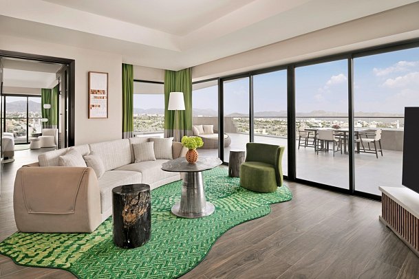 Indigo Jabal Akhdar Resort & Spa - Wohnbeispiel Two Bedroom Mountain View Terrace Suite (Zimmercodierung WB2)