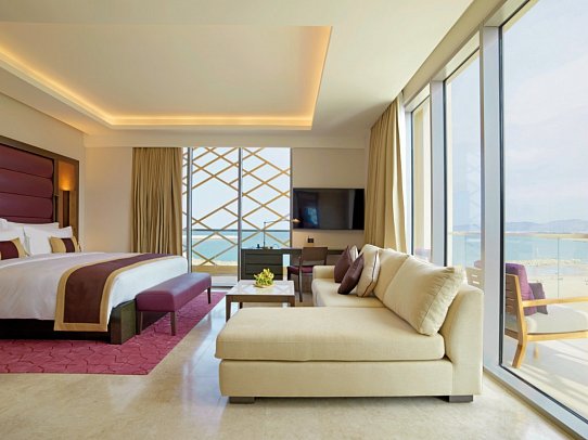 Kempinski Hotel Muscat - Wohnbeispiel Grand Deluxe Sea View (Zimmercodierung UD2)