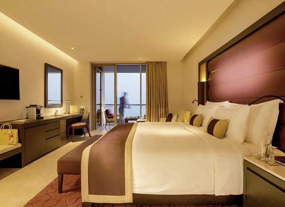 Kempinski Hotel Muscat - Wohnbeispiel Deluxe Resort View (Zimmercodierung UD1)