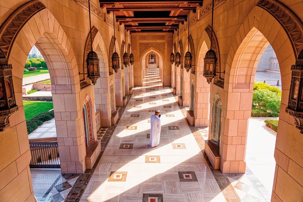 Oman entdecken - Sultan-Qabus-Moschee, Muscat