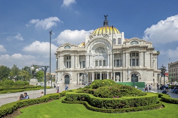 El Mexicano (Kleingruppenreise, ab Mexico City/bis Cancún) - Palacio de Bellas Artes, Mexico City