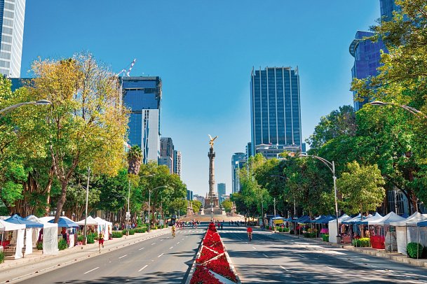 Mexiko Aktiv Erleben - Paseo de la Reforma, Mexico City